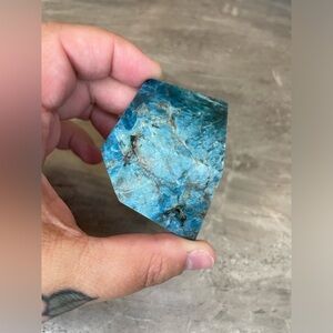 Blue Apatite Crystal Freeform